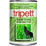 Tripett Green Beef Tripe Original Formula for Dogs (Pack of 12, 13.2 Ounce Cans)