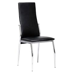 Links 30200800 VEGAS Stuhl Metall chrome PVC Schwarz 45x46x98.5 cm