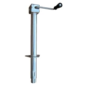 Vestil FJ-K2 Side Crank A-Frame Trailer Jack, 15" Lift Range, 2000 lbs Capacity