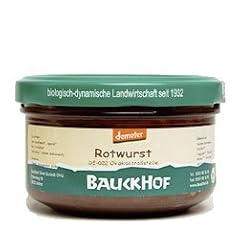Bauckhof Fleischerei Bio Rotwurst im Glas 160 gr