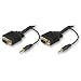 PC Laptop to HD LCD Plasma TV 15 pin VGA with Jack Audio Cable 2m Jetgadgets