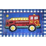 Transportation Rug - Mack Red