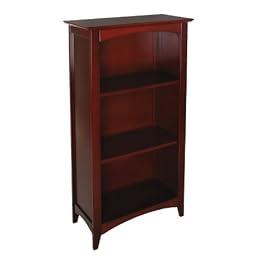 Avalon 3-Shelf Bookcase - Cherry