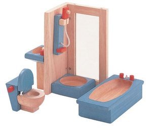 Detail image PLAN TOYS Dollhouse Furniture - Neo Bathroom