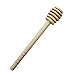 Elegance4beauty(TM) Vogue Durable Wooden Honey Dipper Stick for Honey Jar Long Handle Mixing Stick