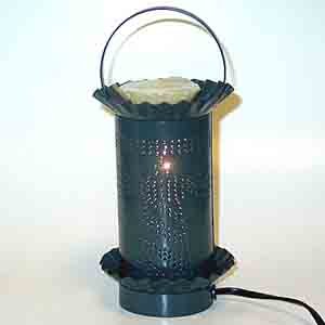 Get Gifts – Punched Tin Electric Tart Burner – Grey/New Lighthouse MONTHLY SPECIAL