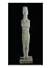 Cycladic Female Figure, from the Island of Amorgo, 2700-2300 BC Giclee Poster Print