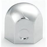 10 Chrome Rounded Top Lug Nut Covers for Trucks with 1-1 2 Lug Nuts by Global Parts