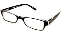 NVU Eyewear Full Readers (Men) Reading Glasses - Bedford Black & Clear