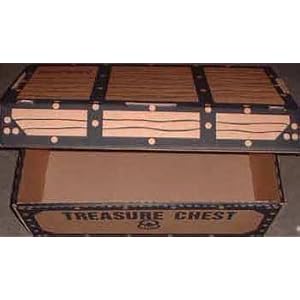 Cardboard Treasure Chest Box (1 PKG)