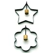 Norpro Star + Flower Egg/Pancake Rings Nonstick, Set of 2