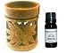 Sunflower Aromatherapy Oil Burner Diffuser with Sweet Pea Fragrance Oil