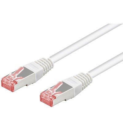Wentronic CAT6 SSTP Crossover Netzwerkkabel (2x RJ45, 7m) wei&szlig; Preisvergleich