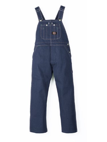 Walls Big Smith Work Rigid Denim Bib Overalls 38X29