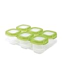 OXO Tot Baby Blocks Freezer Storage Containers 2-Ounce, Set 6, Clear