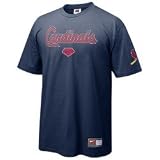 Nike St Louis Cardinals Navy Blue Practice T-shirt