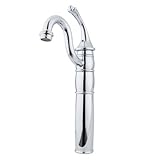 GEORGIAN VESSEL SINK FAUCET WITHOUT DRAIN-Polished Chrome Finish