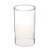 SUNWO Borosilicate Glass, Clear Candle Holder, Glass Chimney for Candle Open Ended, Glass Hurricane Candle Holders of Any Size (3/3.5/4/4.5/5/5.5/6/7/8 Inch)