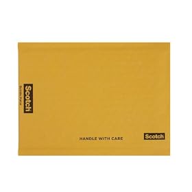 Scotch Bubble Mailer, 4 Inches x 7 Inches, 6-Pack (7930-6)