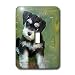 Dogs Schnauzer - Miniature Schnauzer - Light Switch Covers - single toggle switch