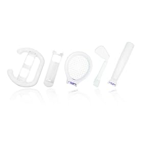 Nintendo Wii Best Game 5-in-1 Sports Combo Kit with Infrared Friendly Ports (White)