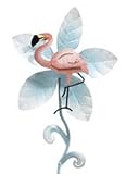 Flamingo Spin Wheel Wind Spinner and Garden Stake Statuary