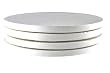 Culinarium - Round concrete coaster - white