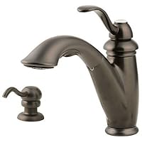Price Pfister 532-7PZZ Marielle Single-Handle Pull-Out Kitchen Faucet, Oil Rubbed Bronze