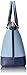Anne Klein New Recruits Dome Large Satchel Bag, Sky Blue/Midnight/Sugar, One Size