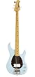 Ernie Ball Music Man Classic Collection Sterling 4 String Bass - Single Humbucker Powder Blue Finished Birdseye Maple Neck Shell Pickguard