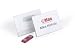 Durable 811719 Namensschild mit Magnet, 54 x 90 mm, transparent, Packung à 25 Stück