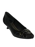 SAM EDELMAN Dalton Black Patent Buckle Shoes
