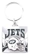 New York Jets Pewter Square Keychain
