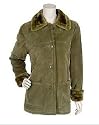 Dennis Basso Fully Lined Faux Shearling & Suede Jacket