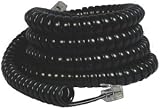 RCA TP280BL 12 Foot Handset Coil Cord (Black)