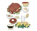 Jolees Boutique Harvest Themed Ornate Stickers, Thanksgiving Feast