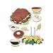 Jolees  Boutique Harvest Themed Ornate Stickers, Thanksgiving Feast