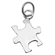 Sterling Silver Autism Awareness Puzzle Piece Charm Pendant (1)