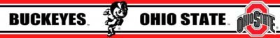 Ohio State Buckeyes Wallpaper Border Trademarx