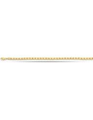 14K Yellow Gold Fancy Hearts Anklet (10 Inches)