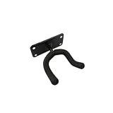 Musiclily Guitar/Bass Wall Mount Hangers Black Metal - Pack of 5