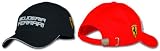 Scuderia Ferrari logo kids cap in Black and Red