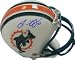 Ronnie Brown Autographed Miami Dolphins Replica Mini Football Helmet
