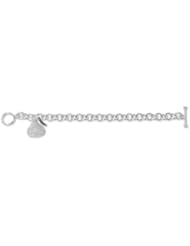 Diamond Large Hersheys Kiss Charm Bracelet