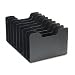 Buddy Products 580-4 Classic steel vertical organizer, 8 sections, 15-3/4wx10-3/4dx7-1/4h, black