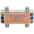 Monster Cable SS4RF Monster Standard RF Splitters For CATV Signals 4-Way RF Splitter