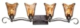Uttermost 22845 Vetraio 4 -Light Vanity Strip, Oil Rubbed Bronze Finish