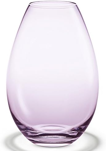 Holmegaard Cocoon Vase, Decoration, Glass, Flower, Fuchsia Transparent, H 20.5 cm, 4343331