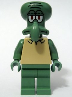 Squidward (modified head) - LEGO Spongebob Squarepants Minifigure