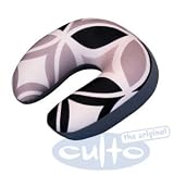 Culto Mio Anti Stress Kissen  NACKENROLLE  Siebziger schwarz weiss anti stress kissen